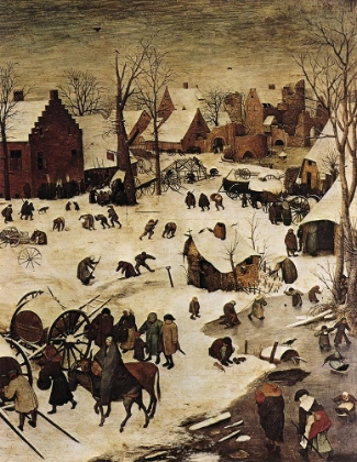 Picture of THE PEOPLES CENSUS AT BETHLEHEM DETAIL 1566