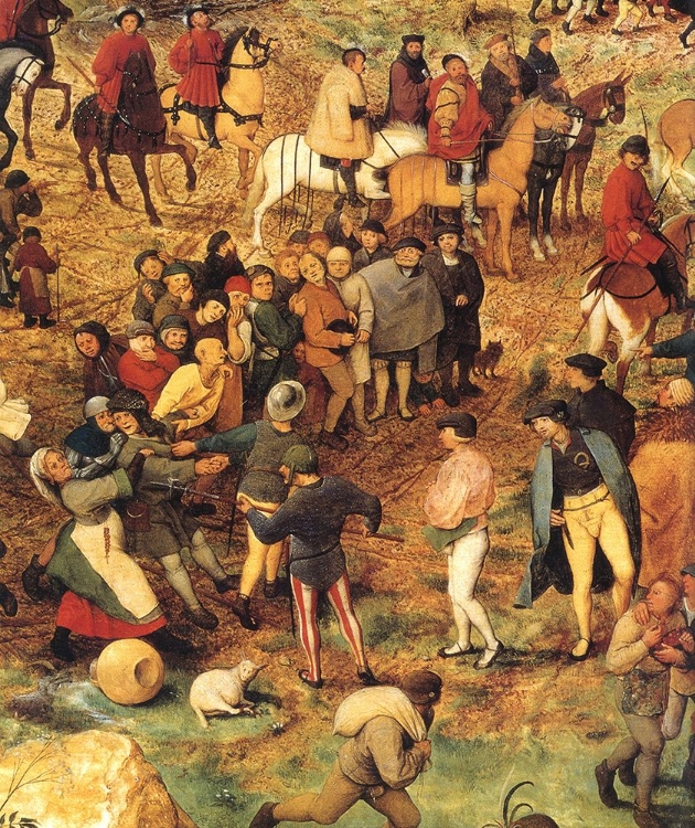 Picture of THE PROCESSION TO CALVARY DETAIL 5 1564