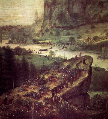 Picture of THE SUICIDE OF SAUL DETAIL 1562