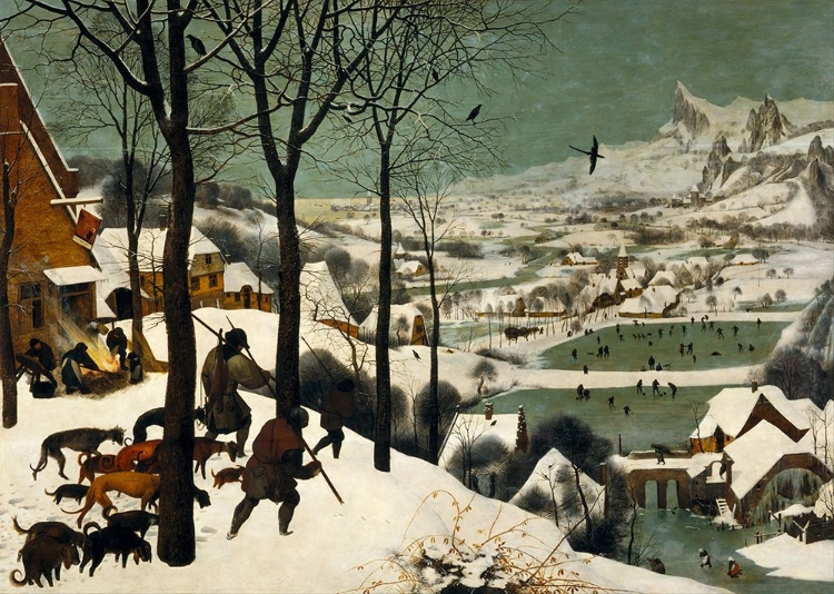 Picture of HUNTERS IN THE SNOW 1565