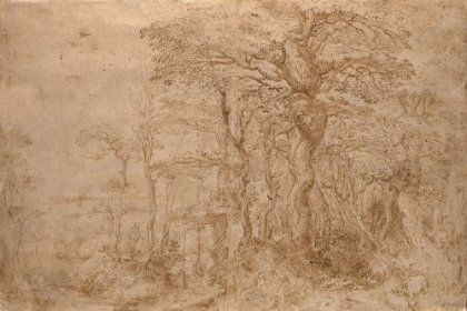 Picture of SYLVAN LANDSCAPE WITH FIVE BEARS 1554