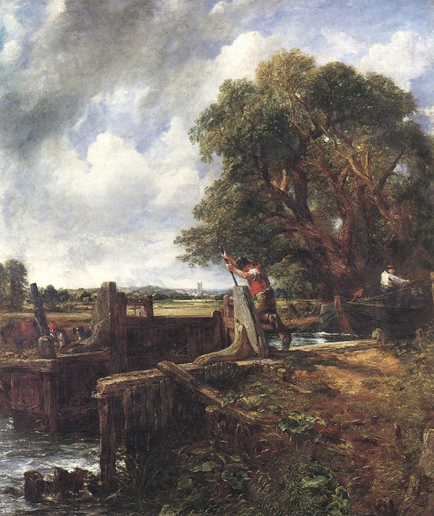Picture of A BOAT PASSING A LOCK 1823