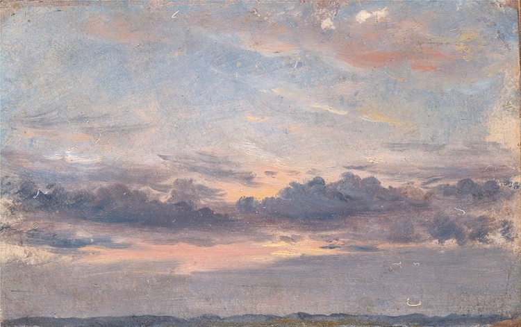 Picture of A CLOUD STUDY, SUNSET CA 1821