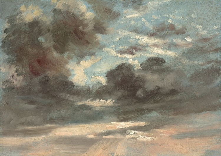 Picture of CLOUD STUDY STORMY SUNSET 1821