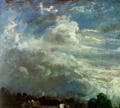 Picture of CLOUD STUDY WITH TREES 1821