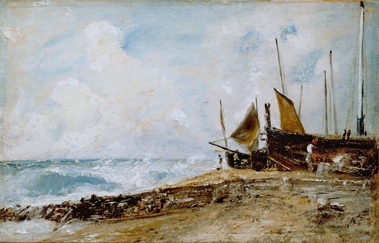 Picture of COAST SCENE NEAR BRIGHTON 1824
