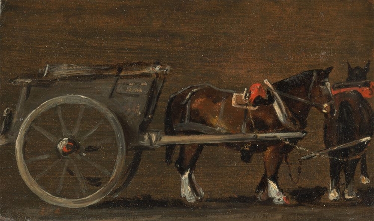 Picture of HORSE AND CART CA 1814