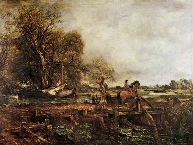 Picture of LEAPING HORSE, DEDHAM LOCK 1825