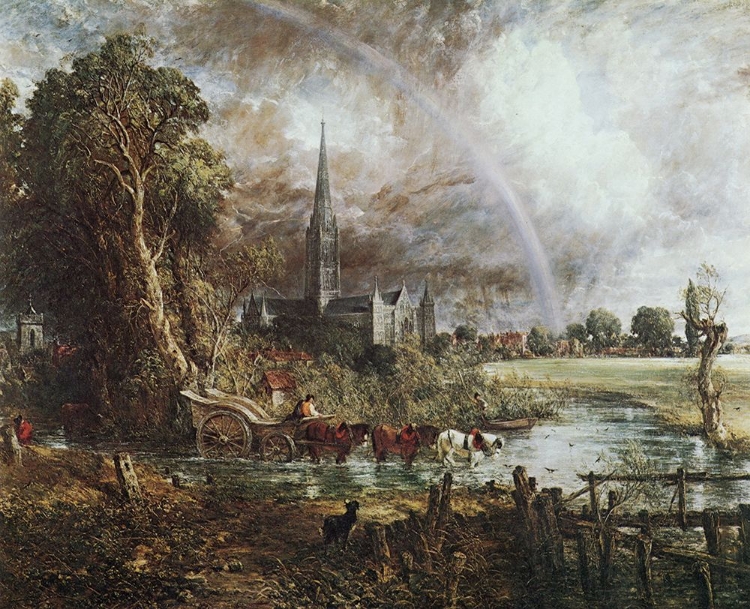 Picture of SALISBURY CATHEDRAL FROM THE MEADOWS 1831