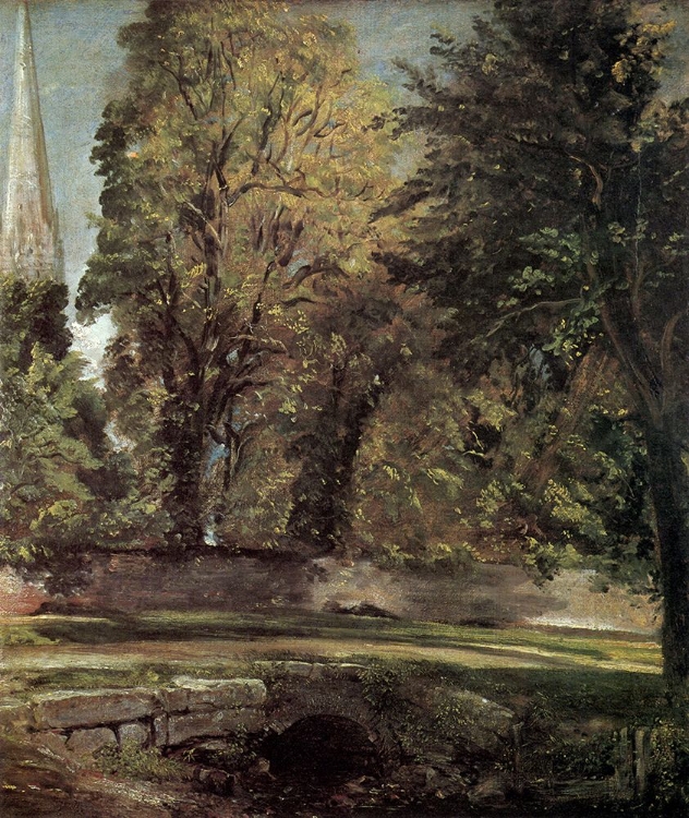 Picture of SALISBURY, THE CLOSE WALL CA1821