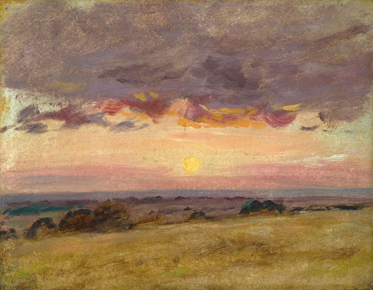 Picture of SUMMER EVENING WITH STORM CLOUDS