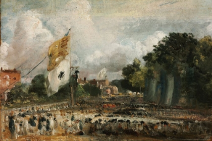 Picture of THE CELEBRATION-EAST BERGHOLT-PEACE OF 1814 CONCLUDED IN PARIS BETWEEN FRANCE AND THE ALLIED POWERS