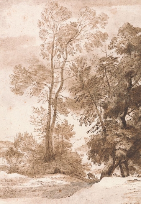Picture of TREES AND DEER 1825