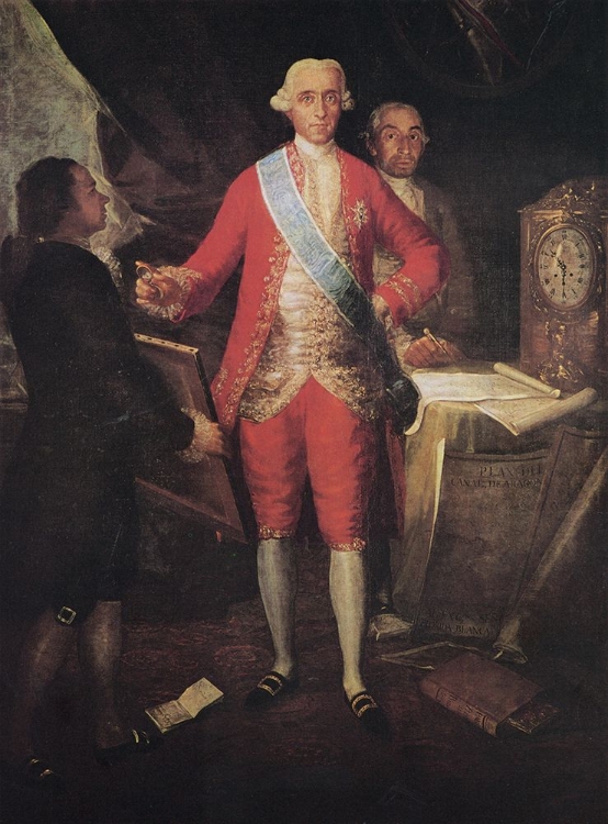 Picture of JOSE MONINO, 1ST COUNT OF FLORIDABLANCA  1783