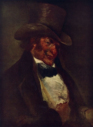 Picture of SELF-PORTRAIT IN A TALL HAT 1826