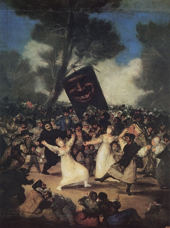 Picture of BURIAL OF THE SARDINE CA 1803