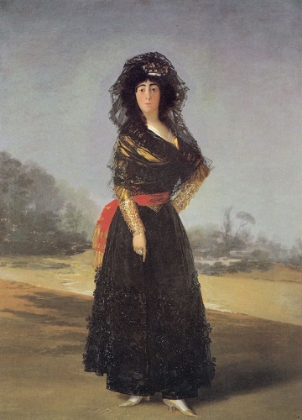 Picture of THE DUCHESS OF ALBA 1797