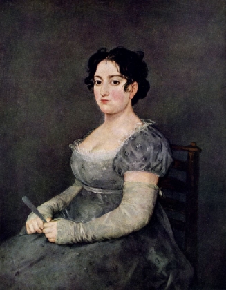 Picture of WOMAN IN GREY CA 1805