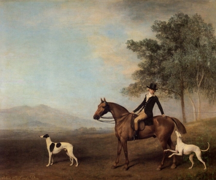 Picture of ROBERT WITH LORD PETRE OUT COURSING 1785