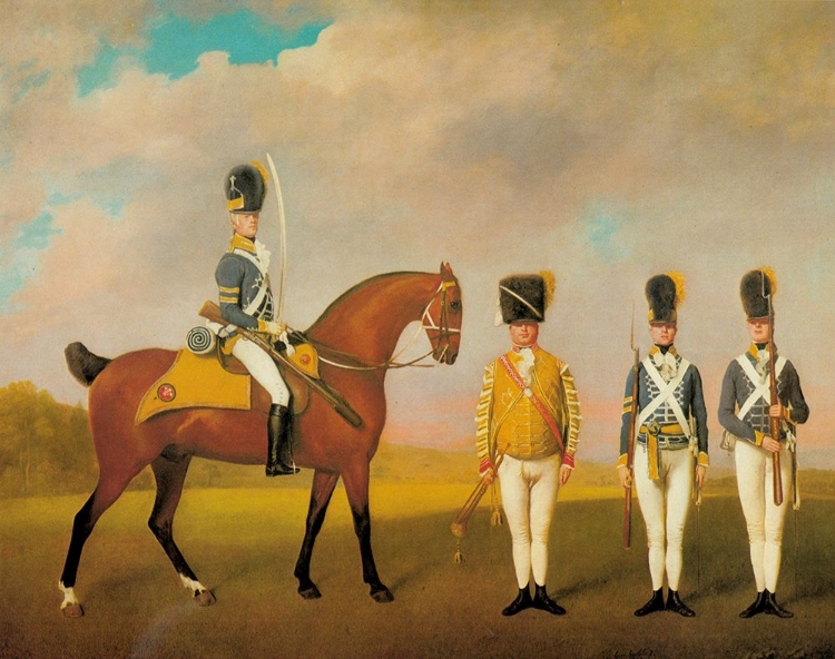 Picture of SOLDIERS OF THE 10TH LIGHT DRAGOONS 1793