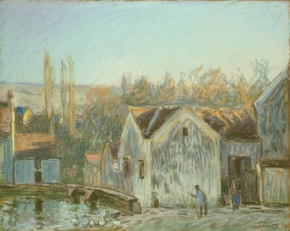 Picture of A CORNER OF MORET-SUR-LOING (1895)