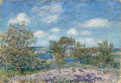Picture of MAY AFTERNOON IN BY, NEAR MORET-SUR-LOING (CIRCA 1882)