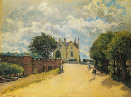 Picture of BRIDGE AT HAMPTON COURT 1874