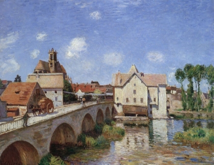 Picture of BRIDGE AT MORET 1893