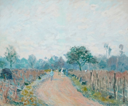 Picture of PATH FROM PRUNAY TO LOUVECIENNES 1874