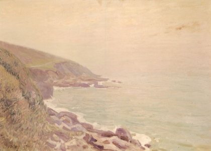 Picture of COAST OF WALES IN THE MIST 1897