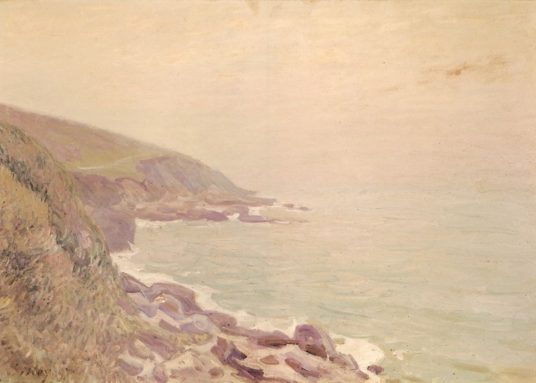 Picture of COAST OF WALES IN THE MIST 1897