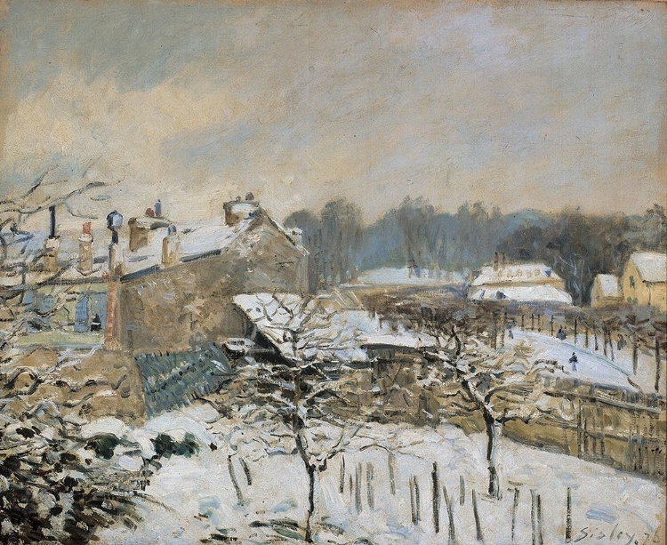 Picture of SNOW EFFECT AT LOUVECIENNES 1876