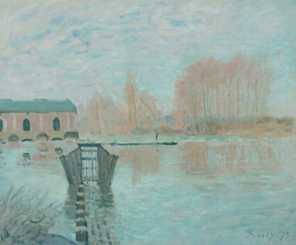 Picture of THE MACHINE OF MARLY AND THE DAM, BOUGIVAL 1875