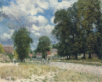 Picture of THE ROAD TO MARLY-LE-ROI 1875