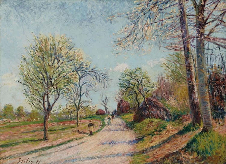Picture of THE ROAD TO VENEUX 1887