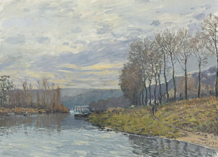 Picture of THE SEINE AT BOUGIVAL 1873