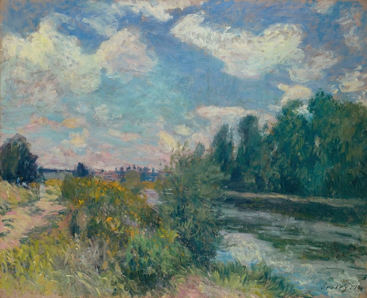 Picture of THE SEINE AT BOUGIVAL 1876