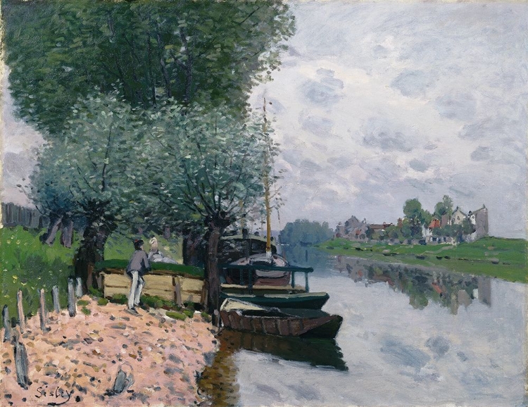 Picture of THE SEINE AT BOUGIVAL 1872