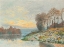 Picture of THE SEINE NEAR BOUGIVAL 1874