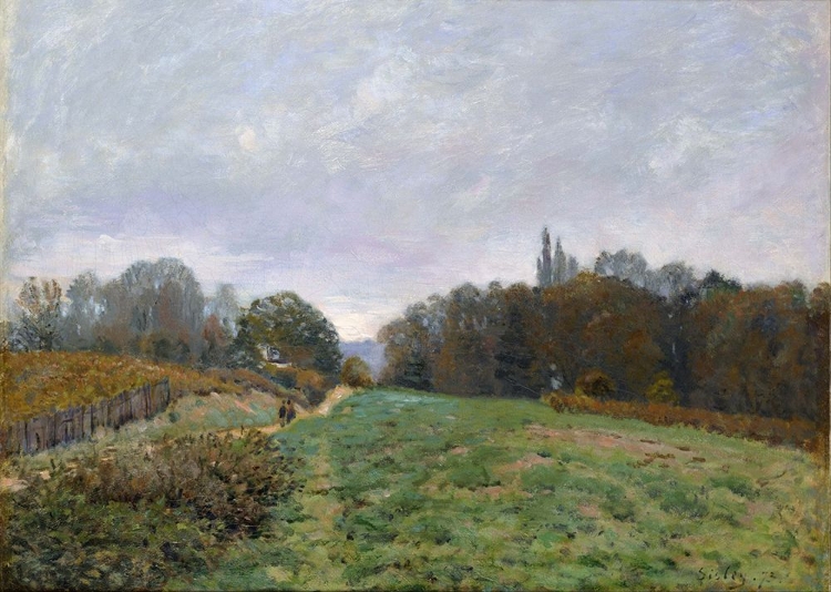 Picture of LANDSCAPE AT LOUVECIENNES (1873)