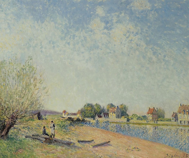 Picture of THE LOING CANAL AT SAINT-MAMMES (1885)