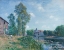 Picture of THE LOING AT MORET, IN SUMMER (1891)