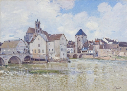 Picture of THE MORET BRIDGE (1888)