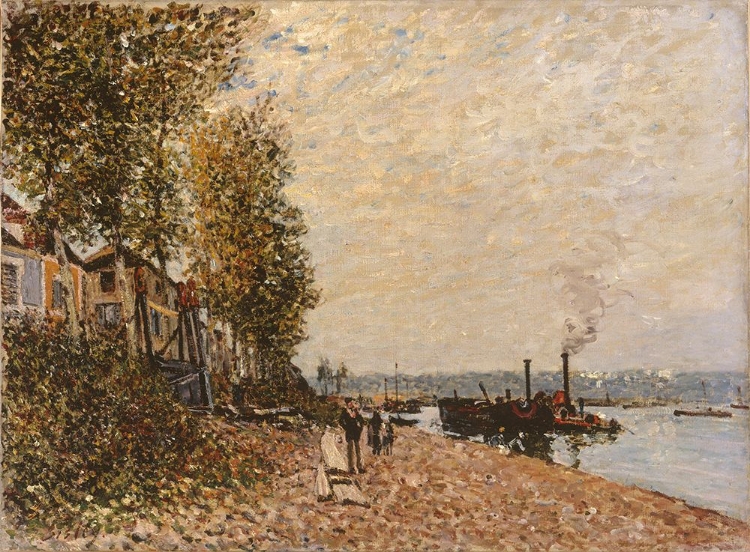 Picture of THE TUGBOAT, THE LOING AT SAINT-MAMMES (1883)