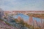 Picture of THE VILLAGE OF CHAMPAGNE AT SUNSET, APRIL CA 1885