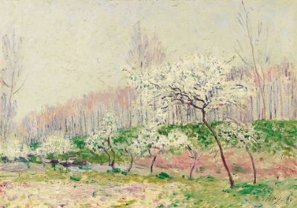 Picture of APPLE TREES IN BLOSSOM (1890)
