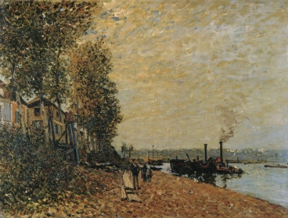 Picture of LOING AT ST MAMMES, TUG BOAT 1877