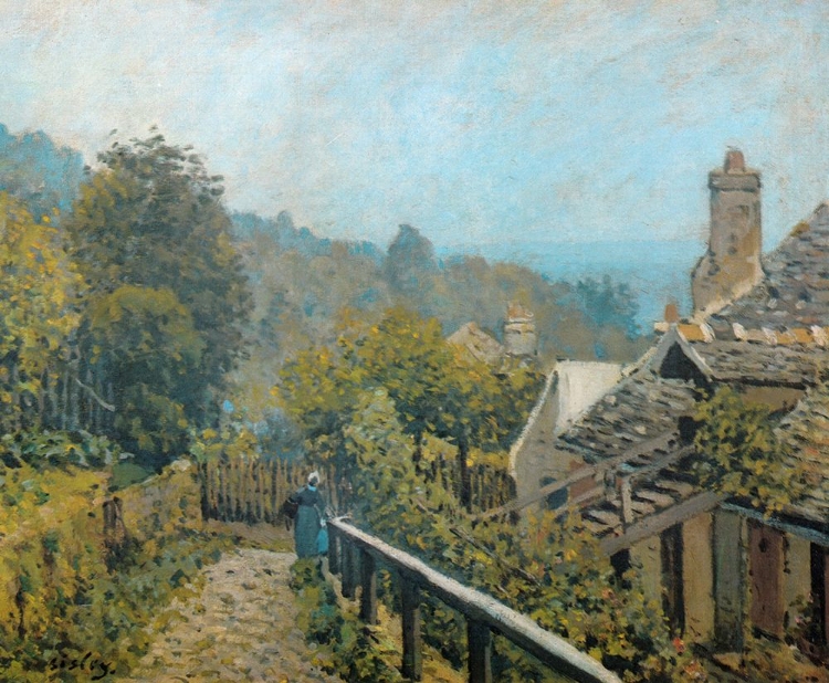 Picture of LOUVECIENNES, HILL-TOPS 1873