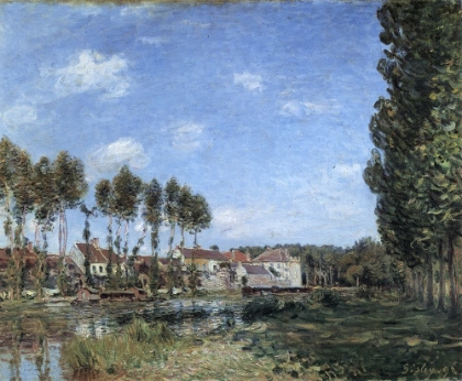 Picture of MORET AND THE BANKS OF THE LOING 1892