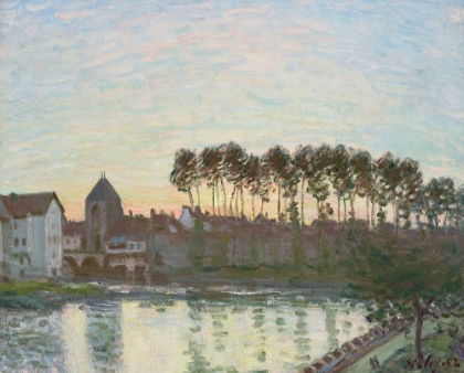 Picture of MORET-SUR-LOING AT SUNSET (1892)